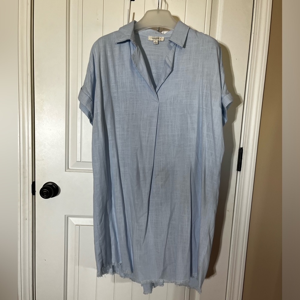 Baby blue dress